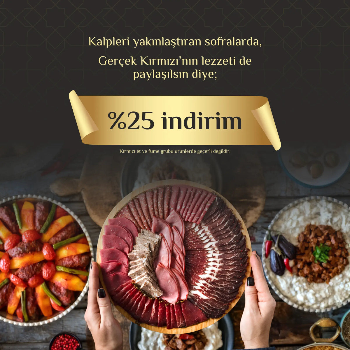 Coşkun Et mobil banner - Kırmızı et %25 indirim