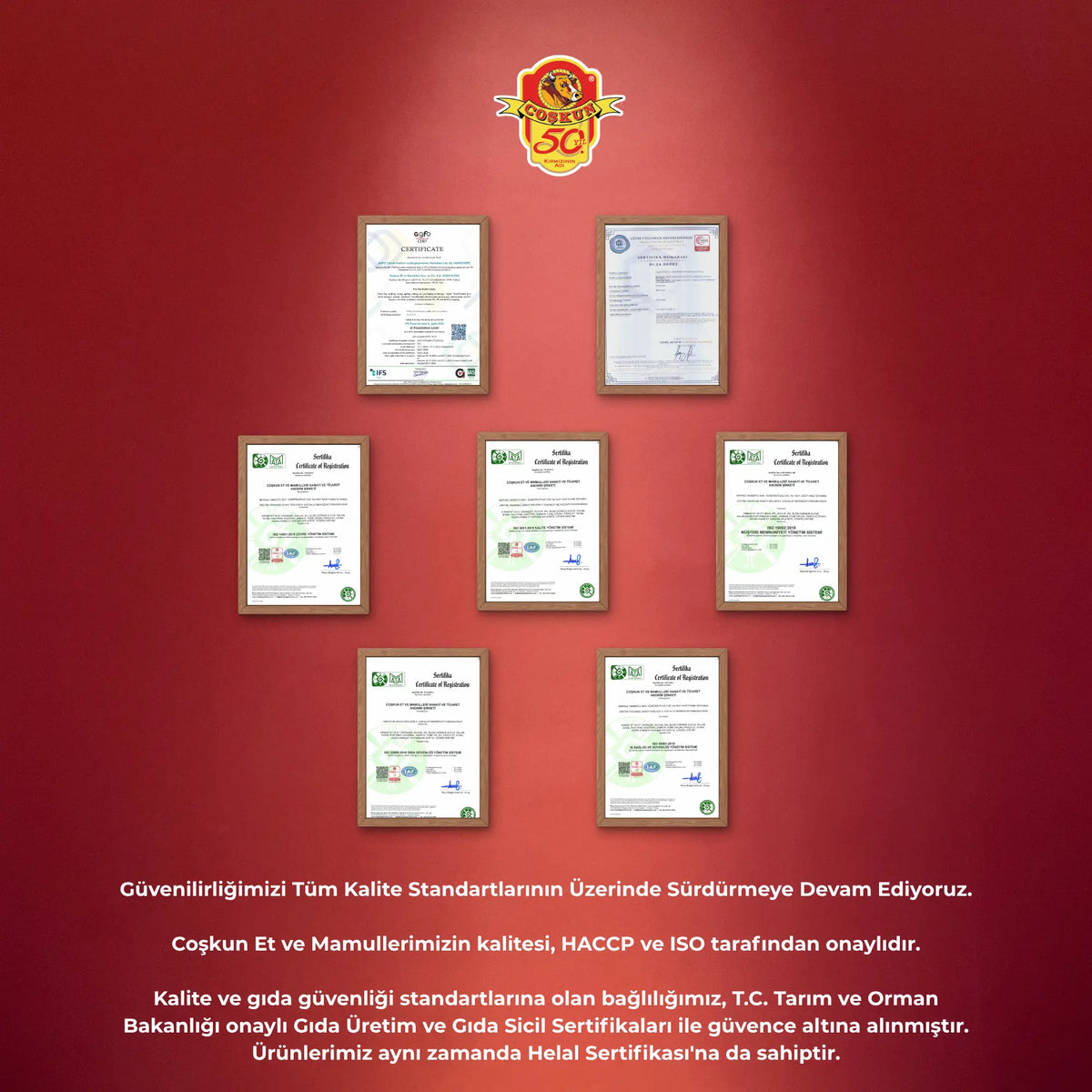 Coşkun Et - Sertifikalarımız mobil banner