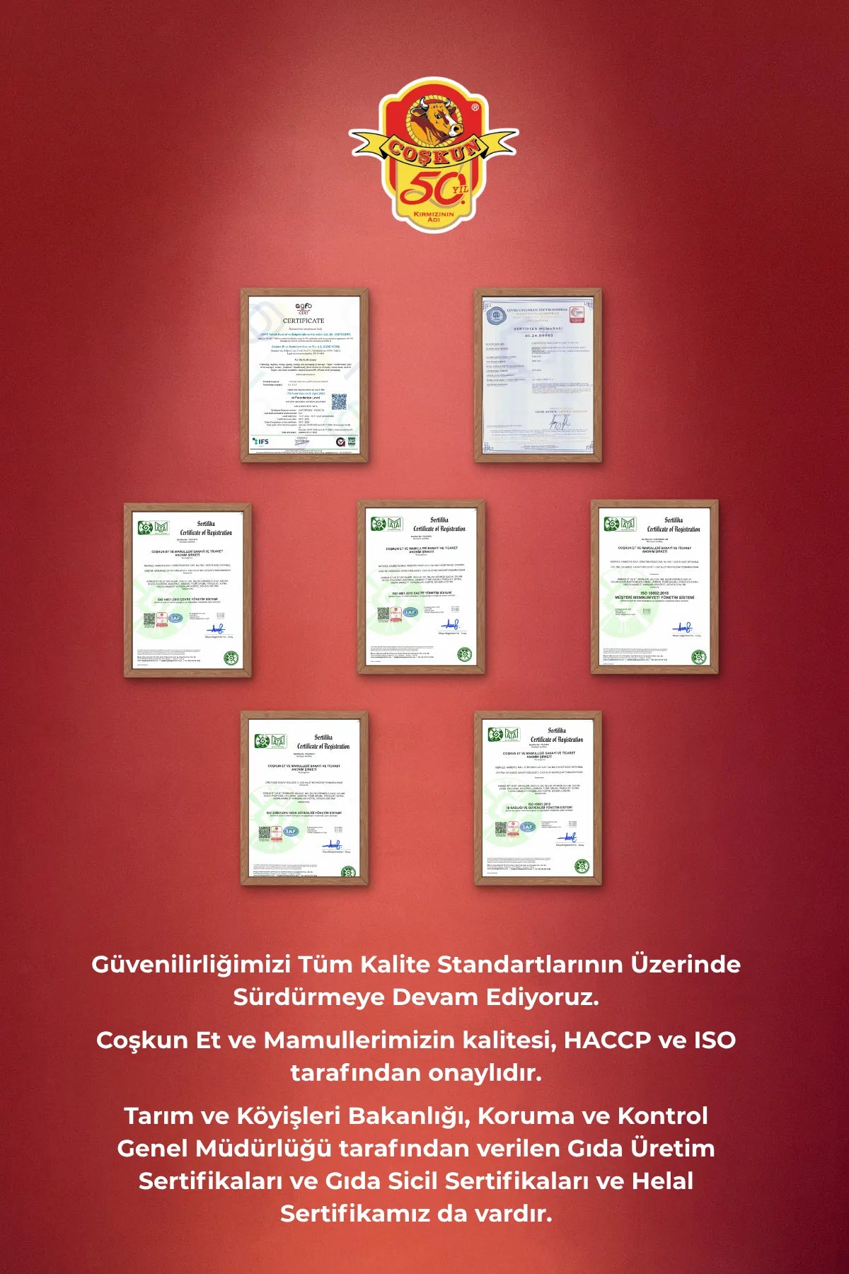 Dana Fıstıklı Salam, Salam, Coşkun Et