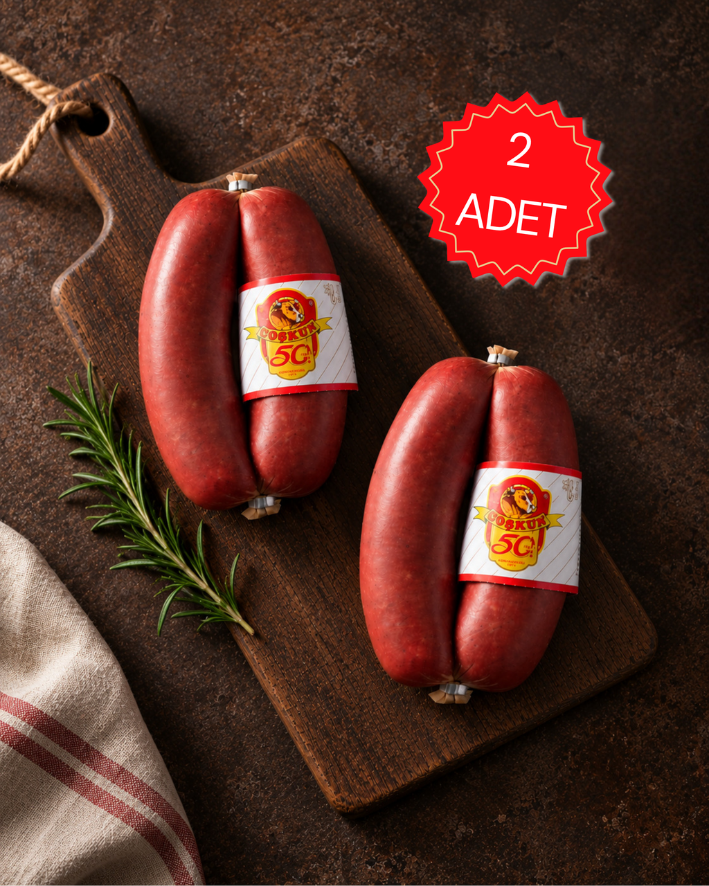 Fermente Parmak Sucuk 2'li Paket