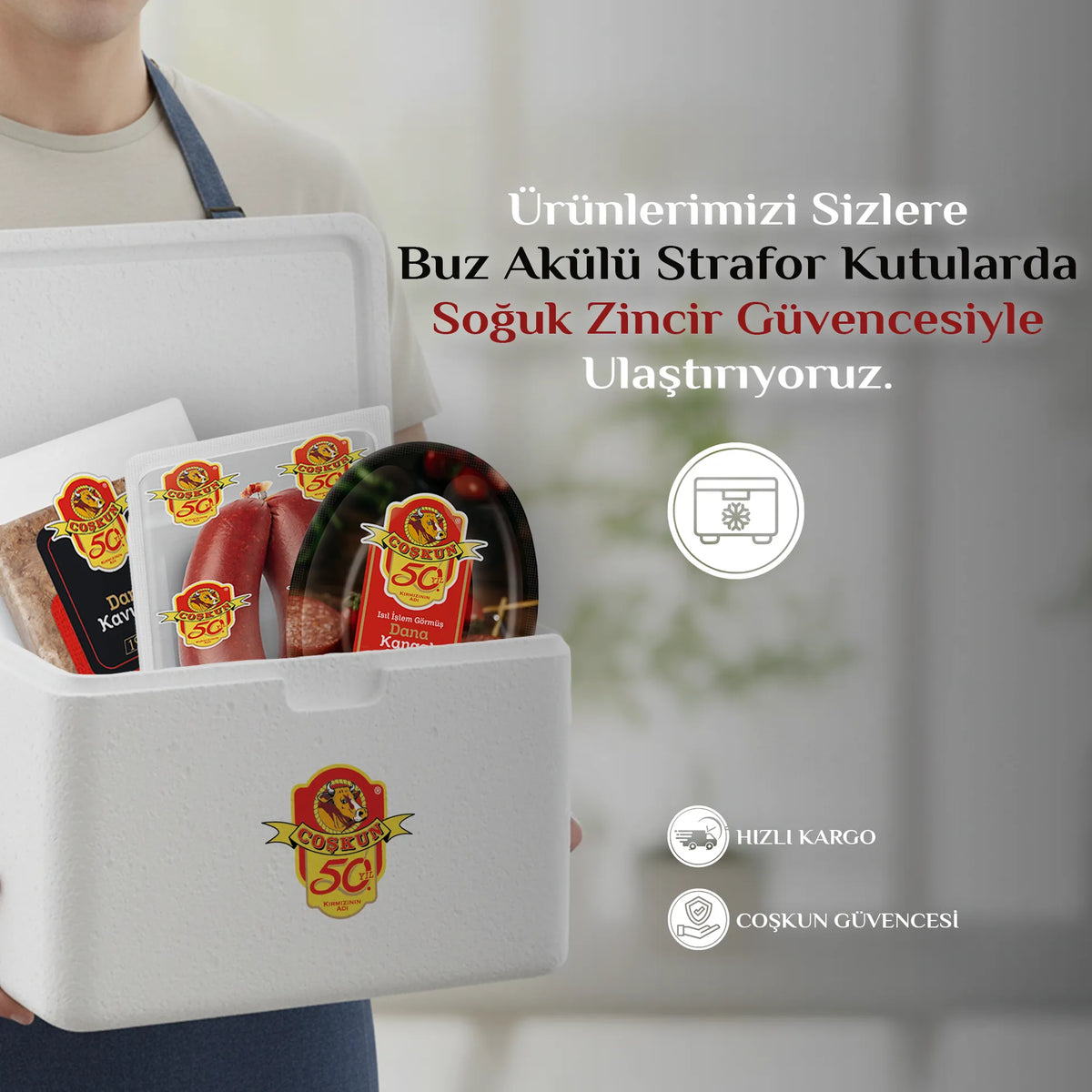 Dondurulmuş Sucuk Köfte, Dondurulmuş Ürünler, Coşkun Et