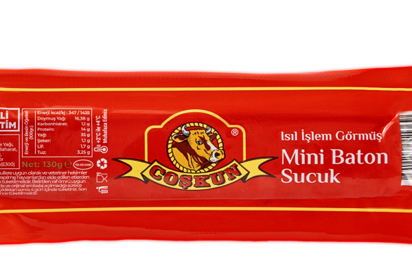 Vakumlu Mini Baton Sucuk 130 Gr